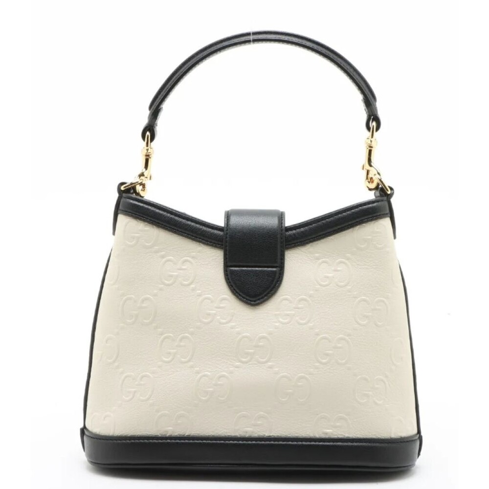 GUCCI GG Up Leather Panda color Shoulder Handbag almost brand new - Picture 9 of 16